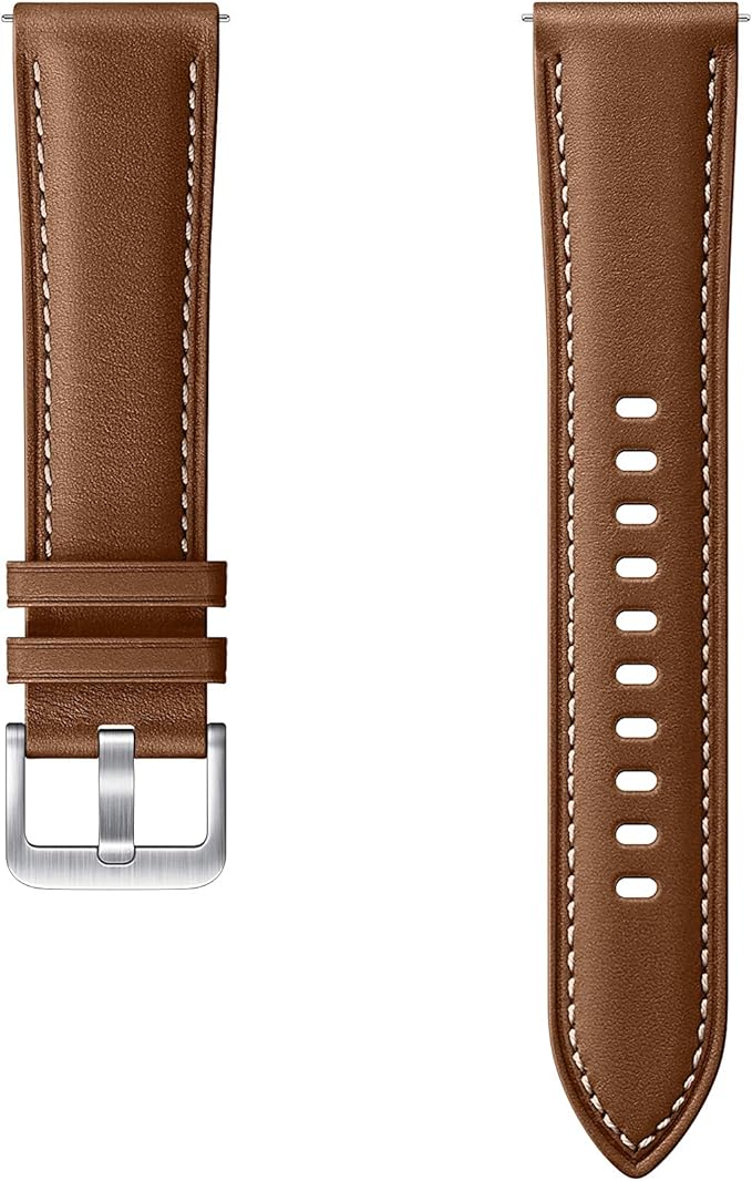 SAMSUNG Stitch-tracker smartwatch Leather Band-20mm-ET-SLR85S-Brown-ET-SLR85SAEGUJ