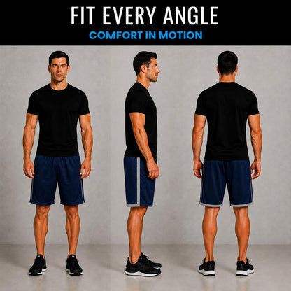 Essential Elements Men’s Athletic Shorts 3 Pack – Quick-Dry Moisture Wicking Basketball, Gym & Workout Shorts with Pockets