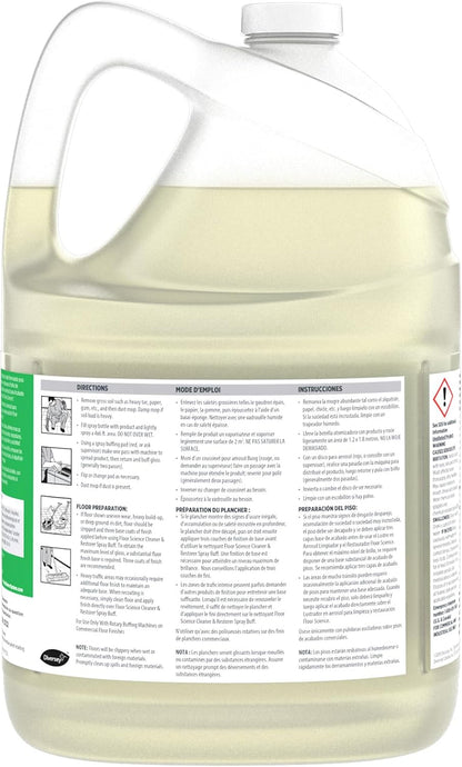 Diversey Floor Science Cleaner & Restorer Spray Buff, Ready to Use, 1 gal