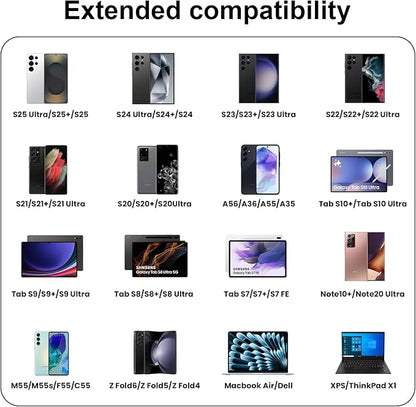 New 45W USB C Charger Fast Charging for Samsung Galaxy Tab S9 FE, S9 Plus, A9 Plus, S8, S25 Ultra, S24 Ultra, S23 Ultra, S22 Ultra, Android Phone Type C Super Fast Charge 2.0, EP-T4510