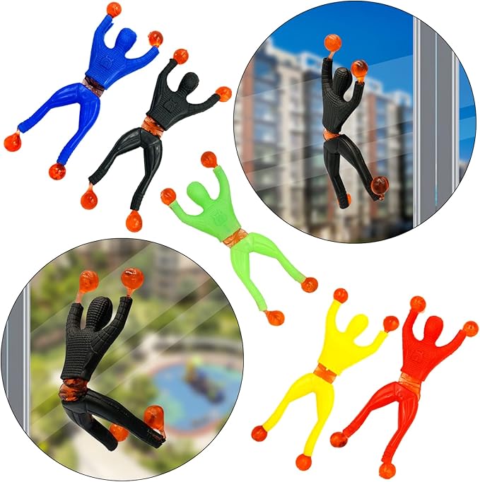 DoDoMagxanadu 14 Pack Assorted Stretchy Sticky Toy KidsParty Favor Packs, Stretchy Sticky Hand Basket Fillers Novelty Fidget Toy Stocking Stuffers for Boys and Girls