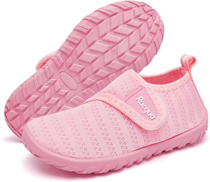 Size 27 Kids Racqua Baby Todder Water Shoes Boy's Girl's Quick Dry Barefoot Shoes Non-Slip Swim Pool Aqua Shoes(Baby/Toddler)