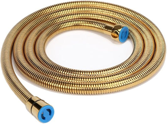 Shower Hose Replacement,79-Inch Extra Long Shower Head Hose,Bidet Shower Hose Attachment Titanium Gold