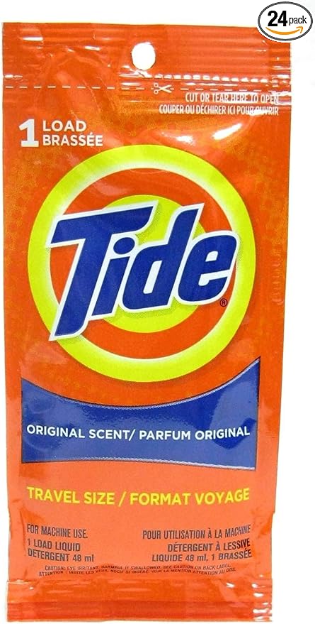 Tide Single Machine Load Original Scent Detergent Liquid - 24 per case.