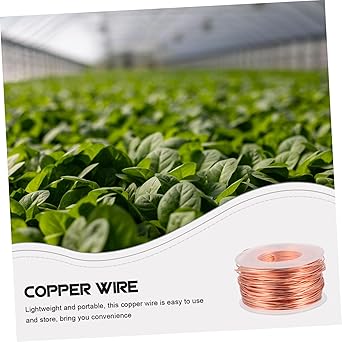 Electroculture Copper Wire for Gardening 18 Gauge 131ft40m Lightweight Easy to Handle DIY Craft Copper Wire