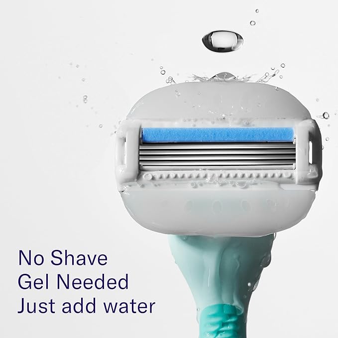 Flamingo Moisture Plus Razor Blades for Women, Moisture Plus Razor Blade Refills, 6 Razor Blade Refills