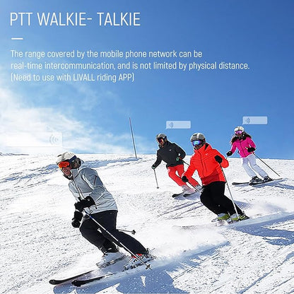 LIVALL Smart Bluetooth Ski & Smart Bicycle Helmet with Built in Speakers & Microphone.