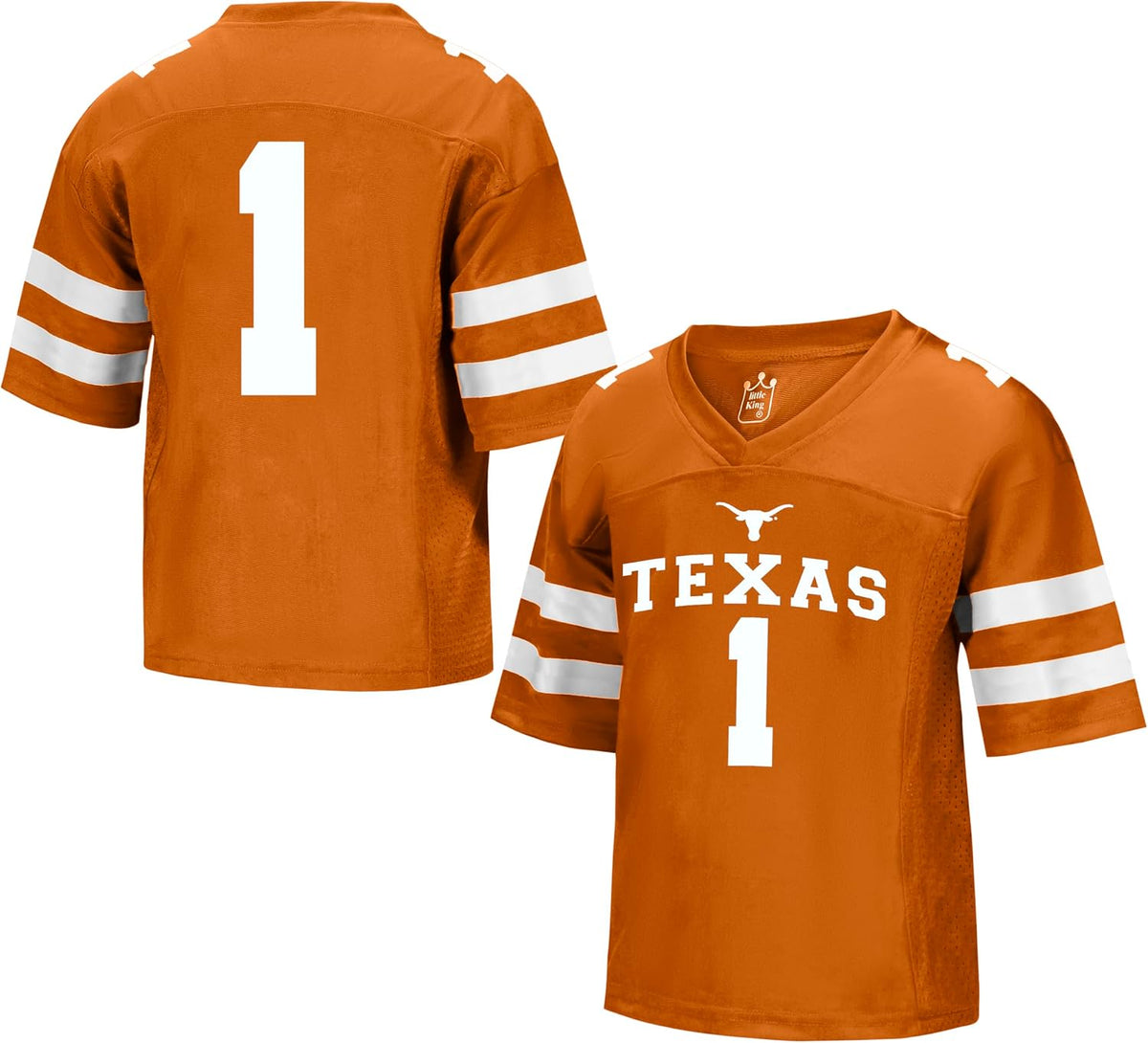 Little King NCAA Toddler-Touchdown Pass-Team Football Jersey-Sizes 2T 3T 4T 6