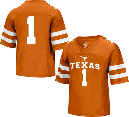 Little King NCAA Toddler-Touchdown Pass-Team Football Jersey-Sizes 2T 3T 4T 6