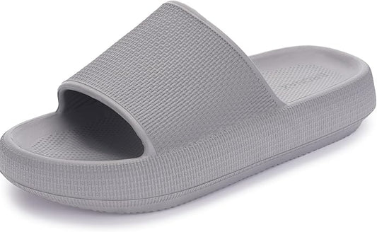 BRONAX Pillow Slippers for Women and Men  House Slides Shower Sandals  Cushioned Thick Sole
