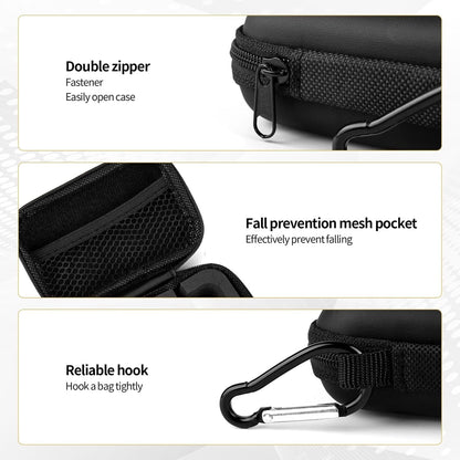 KZ ZS10 Pro IEM Case for in Ear Monitor, CCZ ZC02 Earbuds Case with Carabiner, EVA Travel Storage Bag for CCA CRA, Shure SE215, Moondrop Chu, CCZ Melody, KBEAR KS1, TANGZU Wan'er, iems Cable, Ear tips