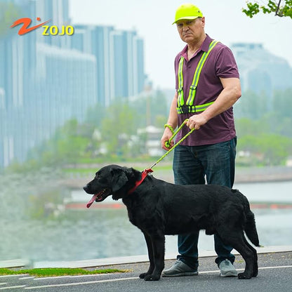 zojo Reflective Vest | Lightweight, Adjustable & Elastic | Safety & High Visibility for Running, Jogging, Walking,Cycling | Fits Outdoor Clothing
