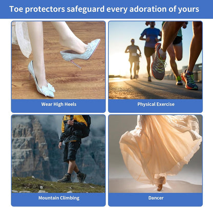 30PCS Silicone Anti-Friction Toe Protector,Soft Clear Little Gel Toe Protectors Breathable Toe Covers for Men Women,Toe Sleeves for Corns,Calluses,Blisters and Ingrown Toenails