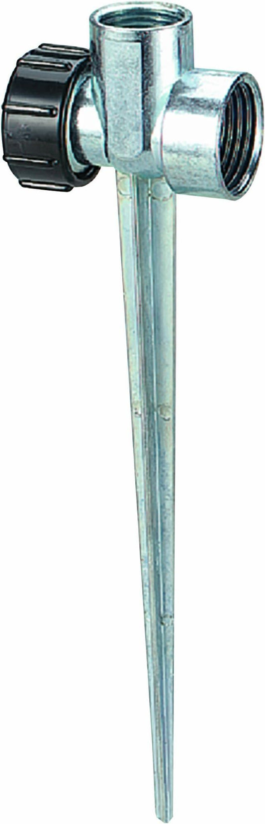 Orbit 12" Zinc Flow-Thru Spike Base