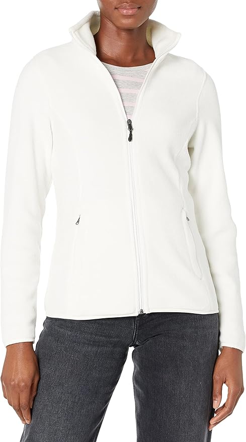 Essentials Women's Classic-Fit Full-Zip Polar Soft Fleece Jacket (Available in Plus Size)