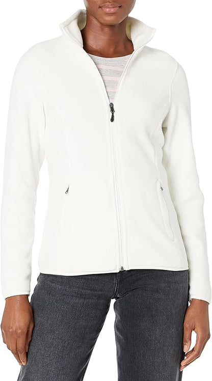 Essentials Women's Classic-Fit Full-Zip Polar Soft Fleece Jacket (Available in Plus Size)