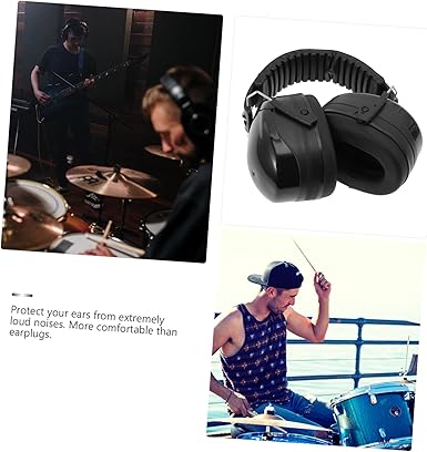 Ear Headset for Jazz Drummers Noise-proof Drummer Headset Dense Sponge Comfortable Noise Reduction Earphones