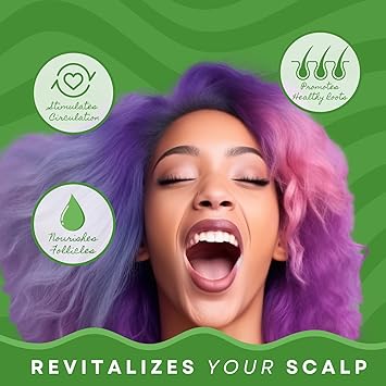 Oil, Natural Hair Growth Serum with Tea Tree, Peppermint, Jamaican Black Castor - 4oz, Non-Greasy, Anti-Itch Scalp Moisturizer, Boosts Circulation  Edge Regrowth, Unisex