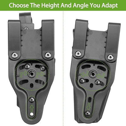 Level II/Level III Retention Duty Holster, Compatible with Glock 17/19/31/32(Gen 1-5), G22/ 23(Gen 1-4), G19X 44 45. Duty Belt Accessories Holster. Law Enforcement Duty Holster. Level Options.