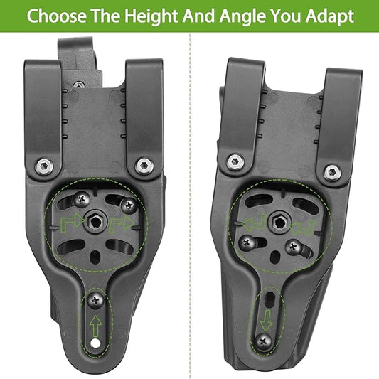 Level II/Level III Retention Duty Holster, Compatible with Glock 17/19/31/32(Gen 1-5), G22/ 23(Gen 1-4), G19X 44 45. Duty Belt Accessories Holster. Law Enforcement Duty Holster. Level Options.