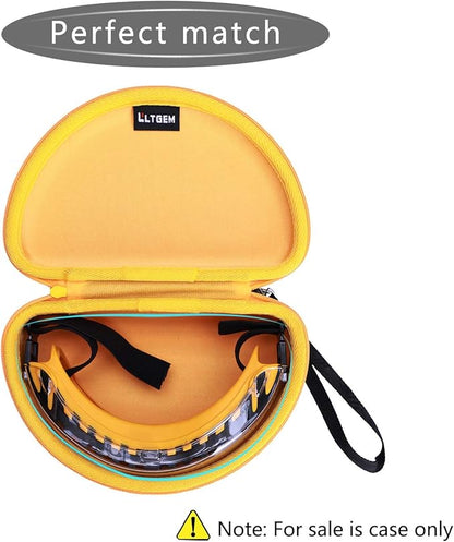 LTGEM Safety Glasses Case for Dewalt DPG82DPG82-11DPG82-11CDPG82-11DDPG82-21DPG82-21CDPG82-21DDPG84 (Case Only)