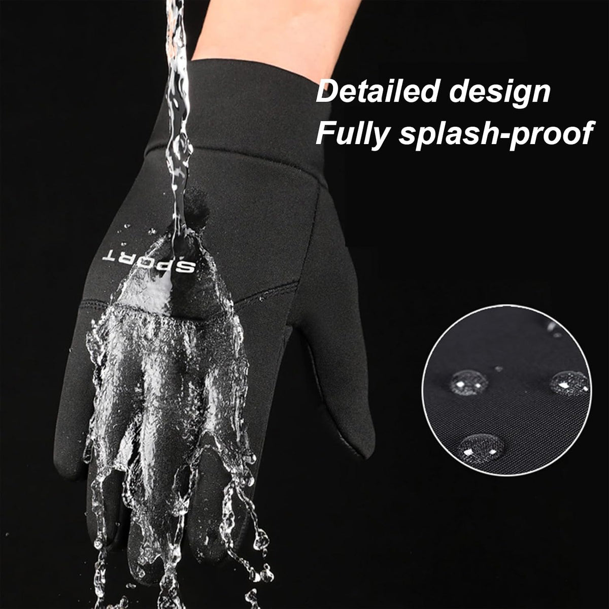 Electric Gloves – USB Heated Handwear, Waterproof Windproof Fleece Interior | Outdoor Cycling, Winter Sports, Motorbike( only gloves )
