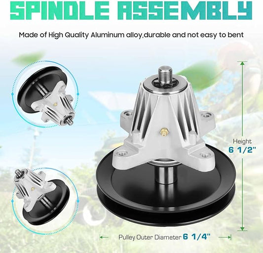918-06977 Spindle Assembly for MTD Cub Cadet Troy-Bilt 46 inch Deck 618-06977 618-06977A 918-06977A 285-700 XT1-LT46 XT2-LX46