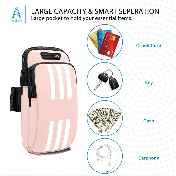 Running Armband, Cell Phone Purse Small Crossbody Bags for Women Men Kids Pouch for iPhone 151413 proPlusxsxrxs max, Galaxy S22 Ultra and More