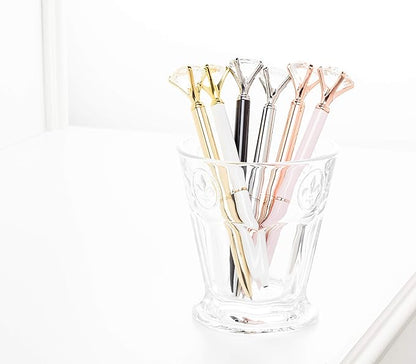 Abbott Collection 20-BIJOUX-SIL Pen wLarge Gem-Silver-5.5" L, 5.5 inches L