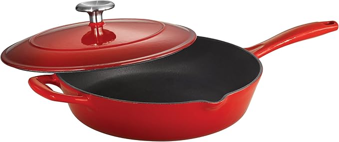 Tramontina Enamelled Cast Iron Frying Pan and Dutch Oven