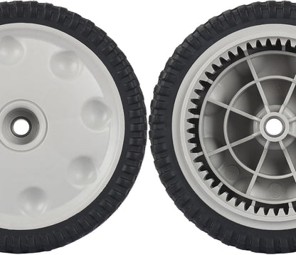 734-04018 Lawn Mower Front Drive Wheels, 8 Inch Wheels for MTD 734-04018A 734-04018B 734-04018C 12AV569Q597 Troy-Bilt TB240, Pack of 2