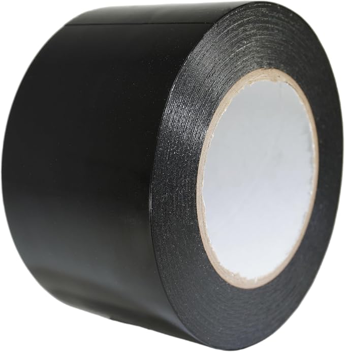 GGR Supplies T.R.U. LDPE Heavy-Duty Greenhouse Polyethylene Repair Weatherseal Film Tape. Long Term UV Exposure Ideal for Sealing and Seaming. (Black, 3" X 36 Yards)