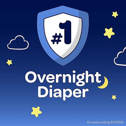 Huggies Overnites Size 3 Overnight Diapers (16-28 lbs), 66 Ct, Packaging May Vary