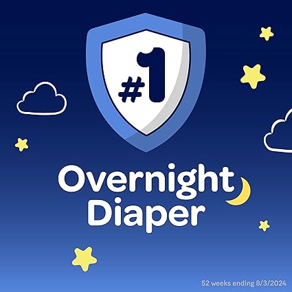 Huggies Overnites Size 3 Overnight Diapers (16-28 lbs), 66 Ct, Packaging May Vary
