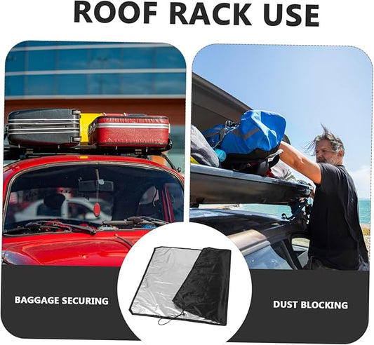 Car Roof Top Rack Rain Cover Cargo Protector Portable Fits 230x145cm