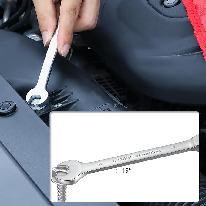 12pcs Wrench Set – Versatile Ratchet Wrenches for Efficient Automotive Repairs - Professional Grade Combination Wrench Set