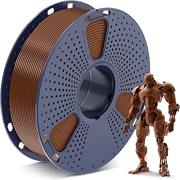SUNLU PLA 3D Printer Filament 1.75mm, Brown, 1kg (2.2lbs), Diameter: 1.75mm, Weight: 2.21lbs
