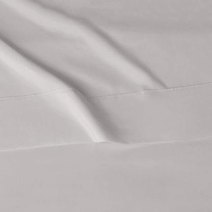 Basics Lightweight Super Soft Easy Care Microfiber 3 Piece Bedsheets Set with 14-Inch Deep Pockets, Twin, Light Gray, Solid