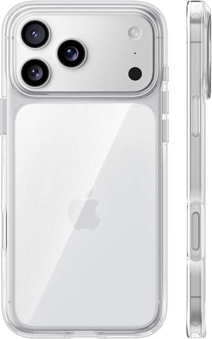 TORRAS for iPhone 17 Pro Case Crystal Clear, Upgraded Anti-Yellowing, Military-Grade Protection, Ultra Transparent Slim Case for iPhone 17 Pro Phone Case, Soft Bumper, Anti-Scratch, Clear, 6.3''
