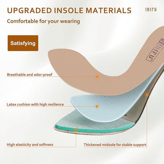 IDIFU Women's IN4 Chunky-HI Block High Heels Closed Pointed Toe Pumps Dress Office Shoes for Women