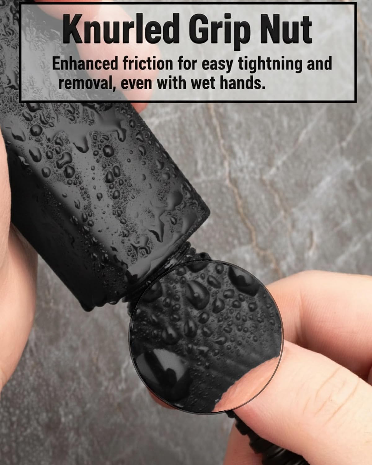 79 inches Kinkless Matte Black Flexible Stainless Steel Shower Hose - Replacement for Handheld Showerhead Hose (Matte Black)