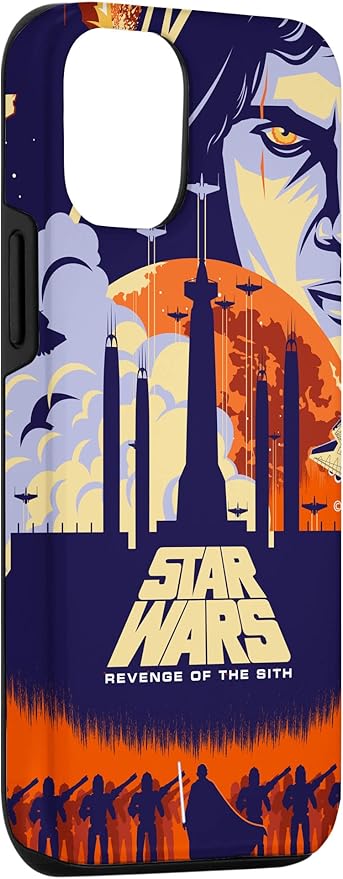 iPhone 1212 Pro Star Wars Revenge of the Sith Illustrated Movie Poster Case