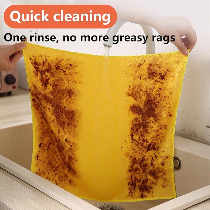 Rotema Car Accessories,Microfiber Cleaning Cloth,Kitchen Towels,Cleaning Supplies,Towels (4)