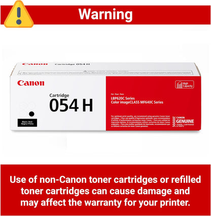054 Black Toner Cartridge High Capacity Compatible with LBP622Cdw, LBP623Cdw, MF641Cdw, MF642Cdw, MF644Cdw