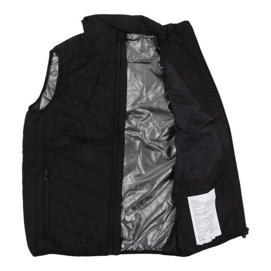Heated Vest for Men Women, Black Polyester Electric Warming Vest with 3 Heating Zones, 3 Temperature Settings, Machine Washable, 2XL, for Outdoor Activities, Office (NO BATTERY INCLUDED)
