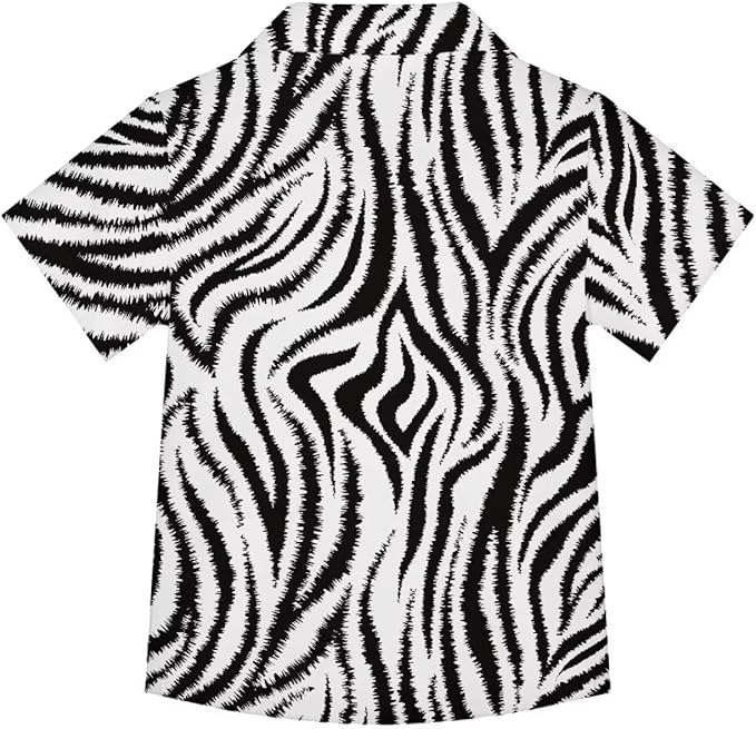 Short Sleeve Button Down Boy Shirt Vacation Shirts Beach Tropical Hawaiian Aloha Wear Boys Party Holiday Camp Casual