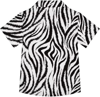 Short Sleeve Button Down Boy Shirt Vacation Shirts Beach Tropical Hawaiian Aloha Wear Boys Party Holiday Camp Casual