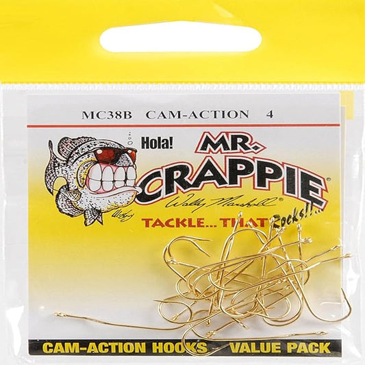 Team Crappie MC38B 4 Cam-Action Hooks