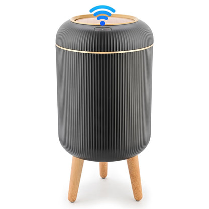 Pukomc Smart Sensor Wastebasket, Convenient and Hygienic Easy to Use, Technology Sensor Waterproof Wastebasket Plastic Trash can for Kitchen, Bathroom, Bedroom, Living Room, Office and Outdoor
