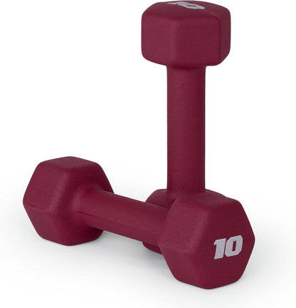 CAP Barbell Neoprene Dumbbell Weights Pairs & Sets | Multiple Colors